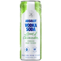 Absolut Lime & Cucumber Sparkling Cocktail 4-Pack