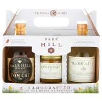 Caledonia Spirits Gift Pack: Barr Hill Gin, Tom Cat Reserve & Raw Honey